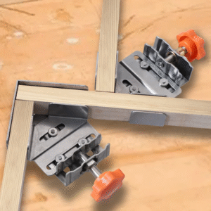 Adjustable Multipurpose Stainless Steel Frame Clamps - 90 Degree Right Angle Woodworking Clamps