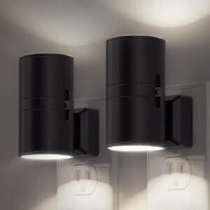 Modern Plug In Night Light - Pack of 2