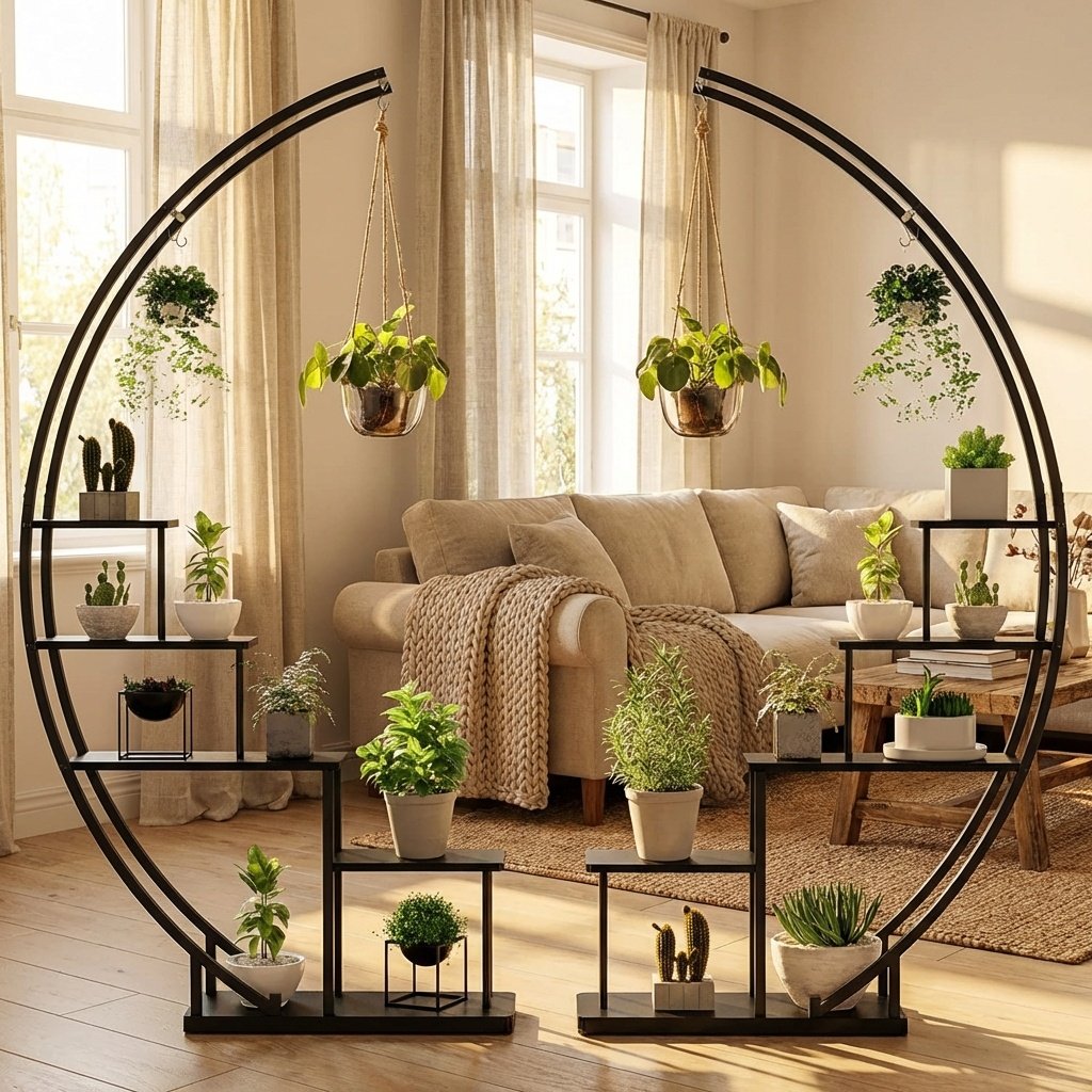 5 Tier Metal Plant Stand Indoor 4